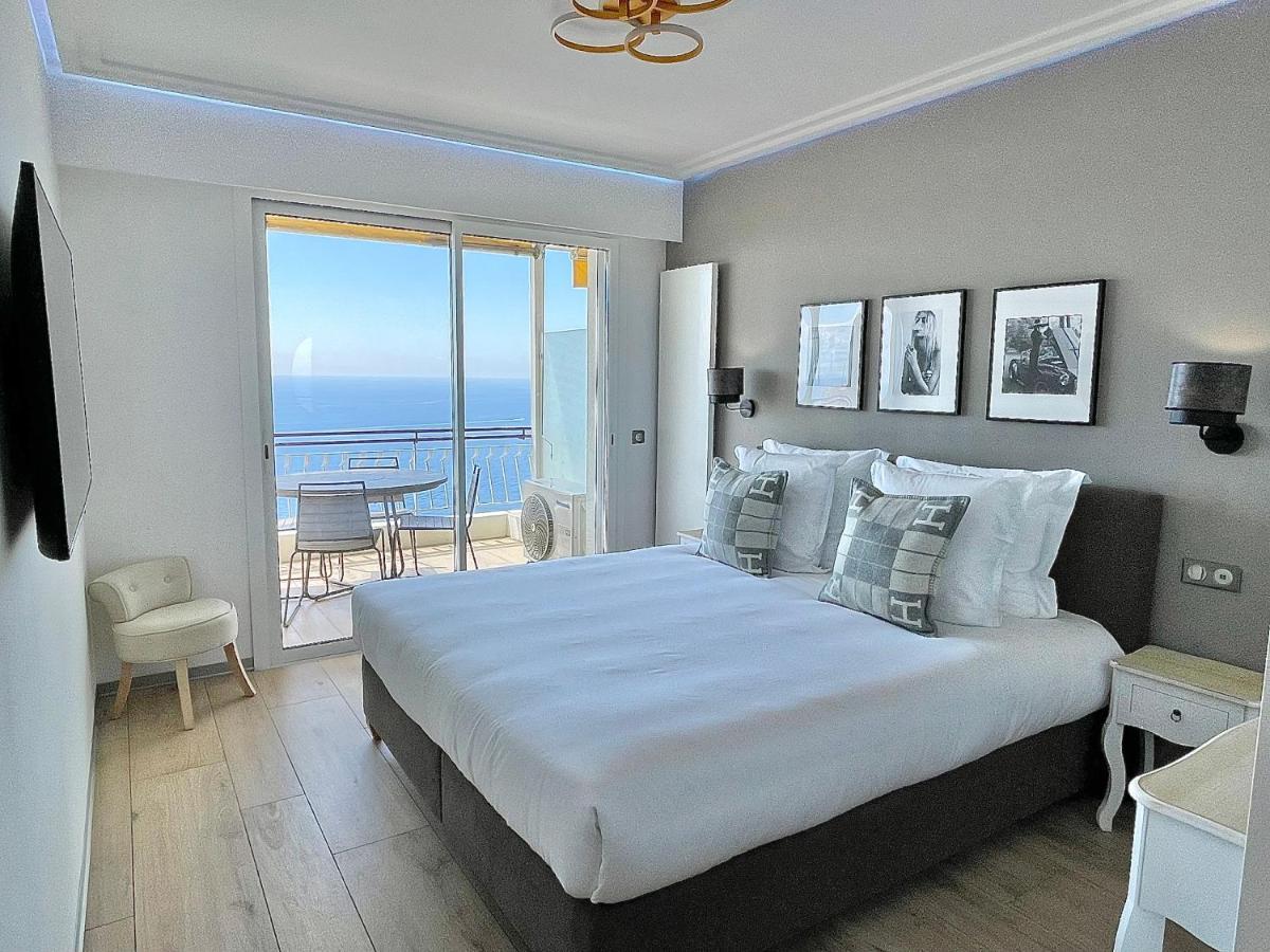 Mybluevista Luxury Panoramic Sea View Apartments Cap D Ail Near Monaco Cap-d'Ail Eksteriør bilde