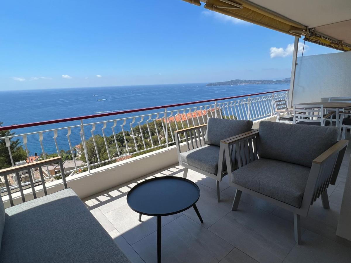 Mybluevista Luxury Panoramic Sea View Apartments Cap D Ail Near Monaco Cap-d'Ail Eksteriør bilde